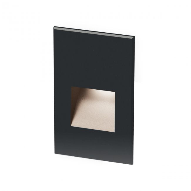 W.A.C. Lighting 4021-27BK LED Step and Wall Light, Black On Aluminum