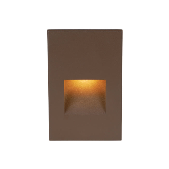 W.A.C. Lighting 4021-AMBZ LED Step and Wall Light, Bronze On Aluminum