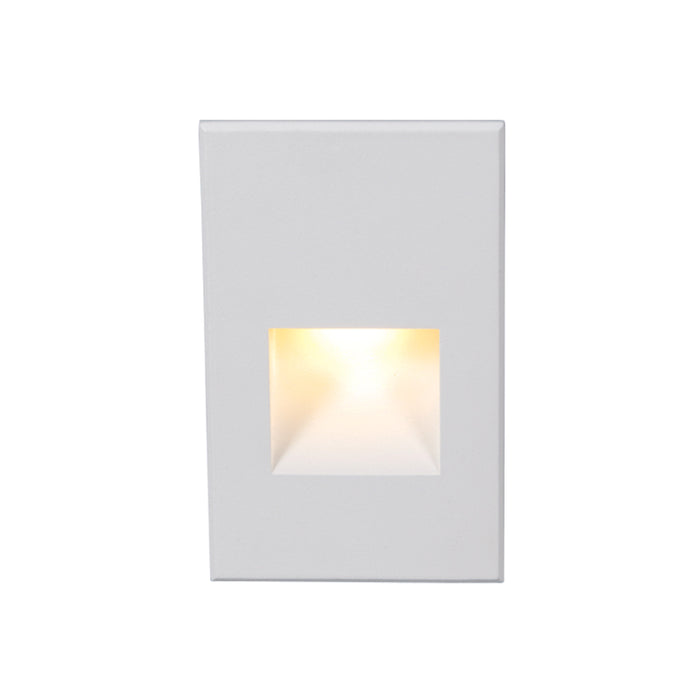 W.A.C. Lighting 4021-AMWT LED Step and Wall Light, White On Aluminum