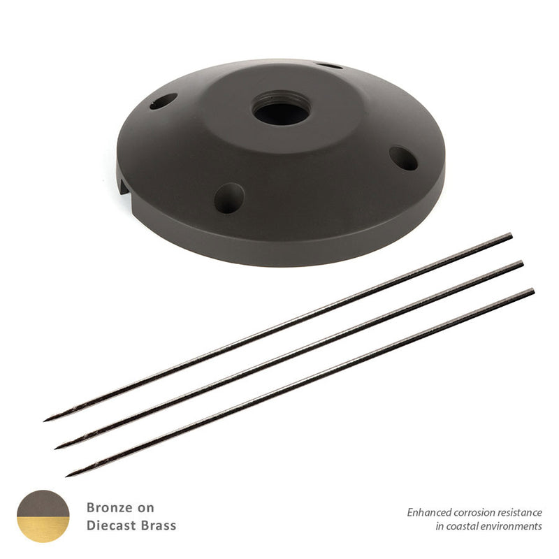 W.A.C. Lighting 5000-SCP-BBR Surface Mount Canopy, Bronze On Brass