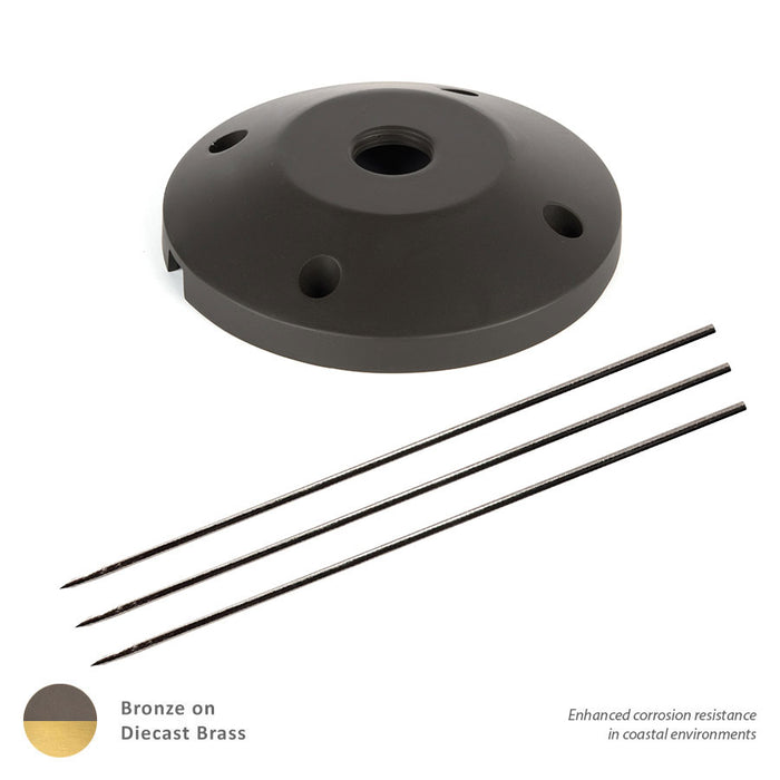 W.A.C. Lighting 5000-SCP-BBR Surface Mount Canopy, Bronze On Brass