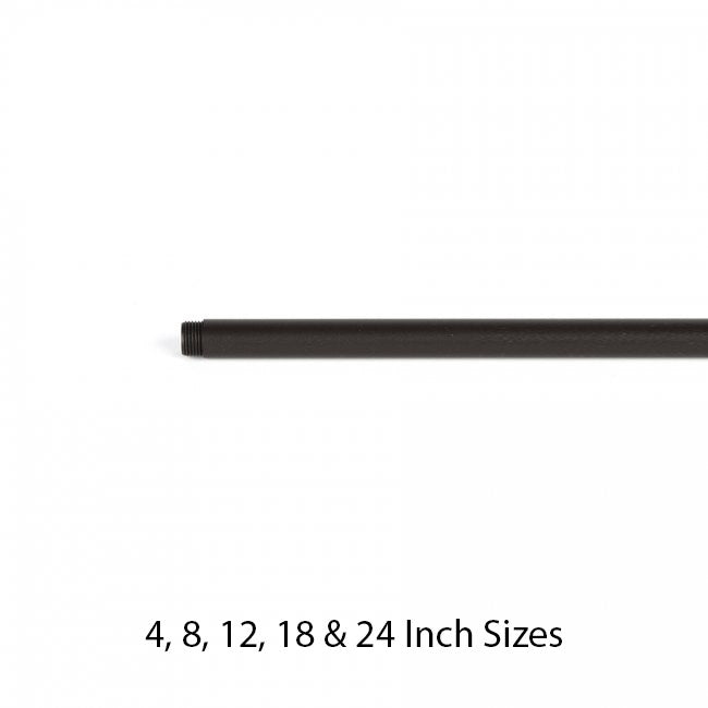 W.A.C. Lighting 5000-X12-BZ Extension Rod for Landscape Lighting, Bronze On Aluminum