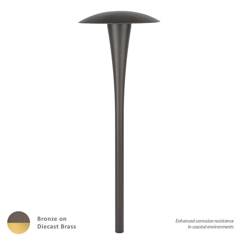 W.A.C. Lighting 6011-27BBR LED Area Light, Bronze On Brass