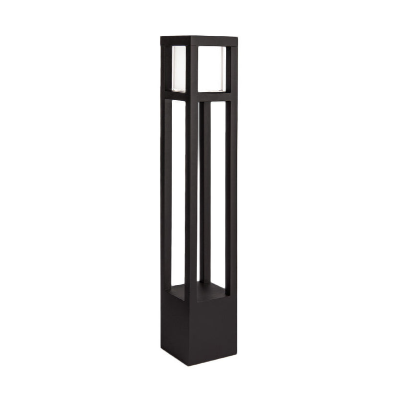 W.A.C. Lighting 6623-27BK LED Bollard, Black On Aluminum