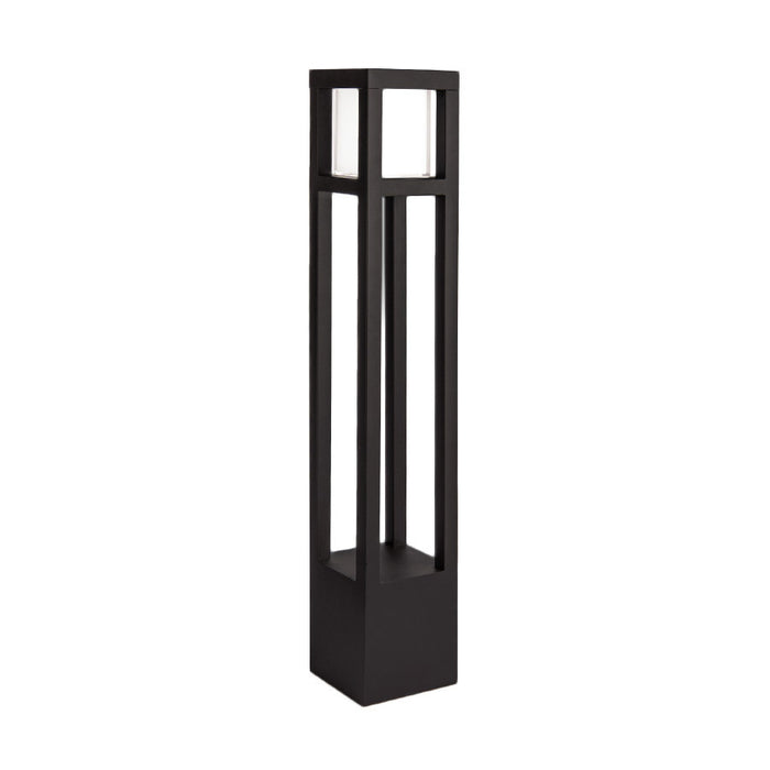 W.A.C. Lighting 6623-30BK LED Bollard, Black On Aluminum