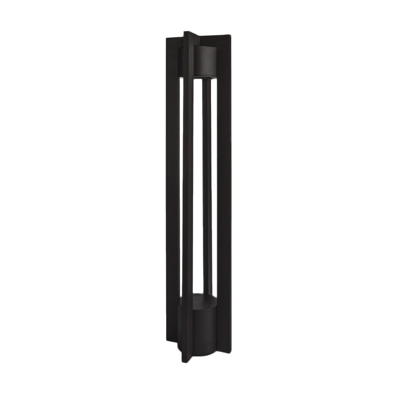 W.A.C. Lighting 6633-27BK LED Bollard, Black On Aluminum