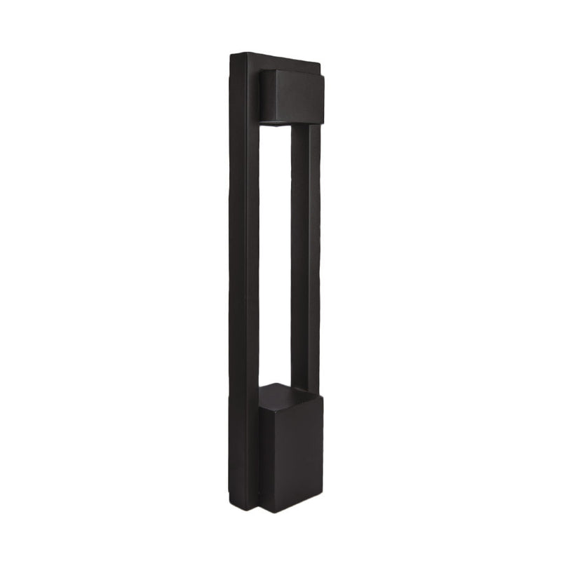 W.A.C. Lighting 6642-30BK LED Bollard, Black On Aluminum