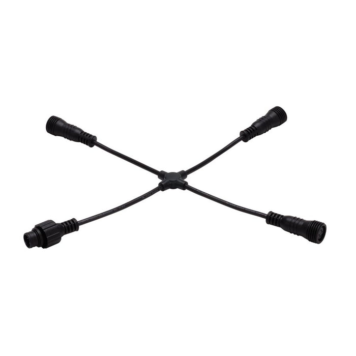 W.A.C. Lighting 8003-BK Outdoor Tape Light Connector, Black