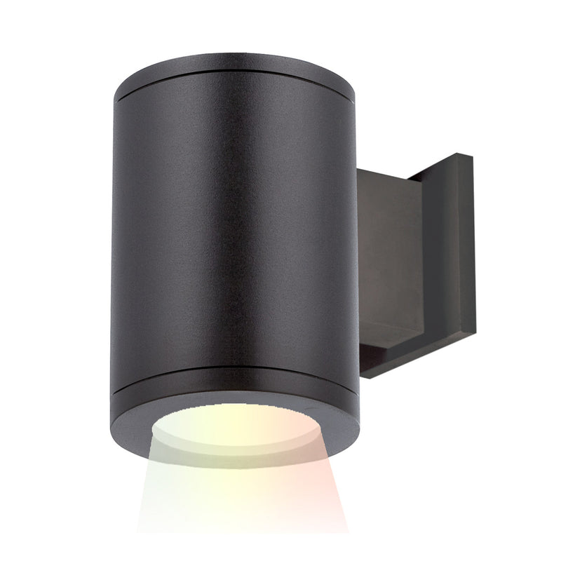 W.A.C. Lighting DS-WS05-FA-CC-BK LED Wall Light, Black