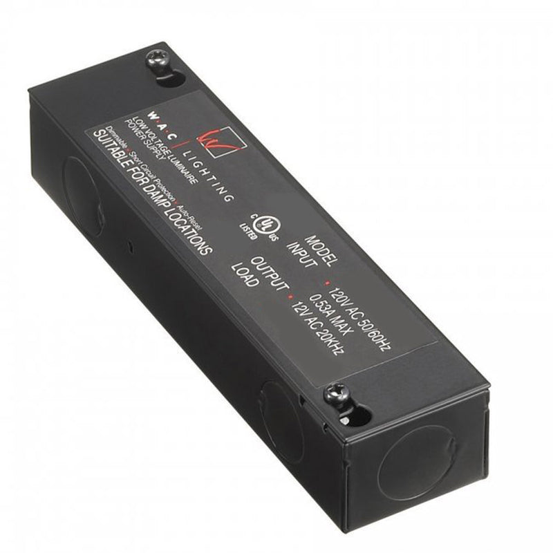 W.A.C. Lighting EN-24100-RB2 Transformer, Black