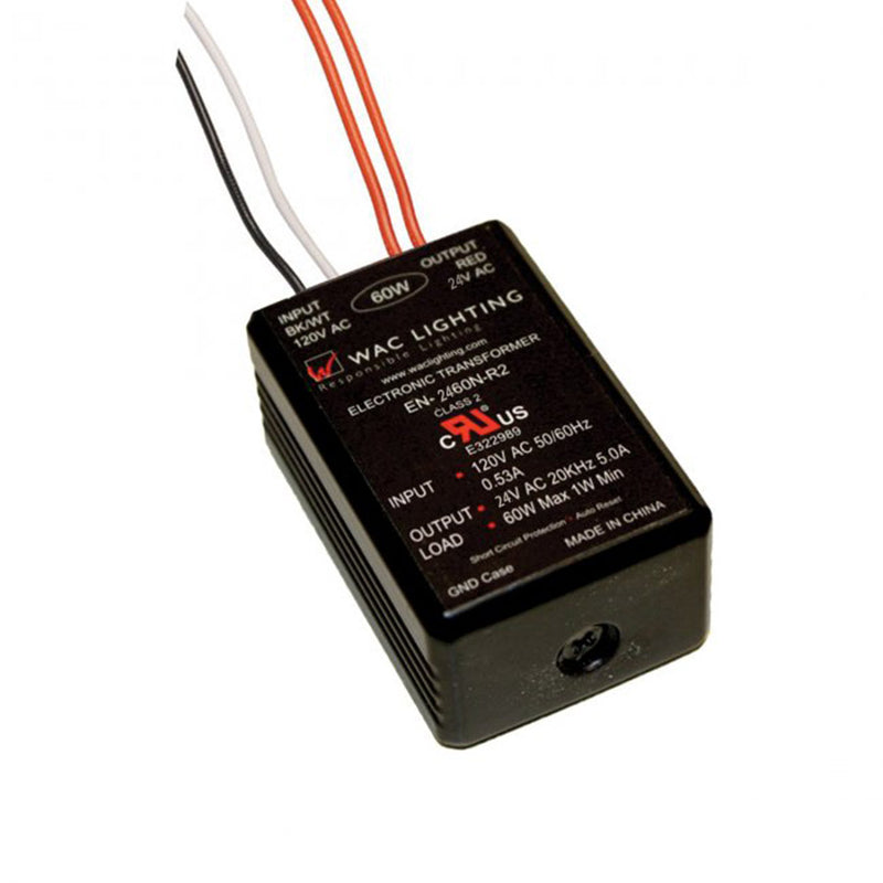 W.A.C. Lighting EN-2460-R2 Transformer, Black