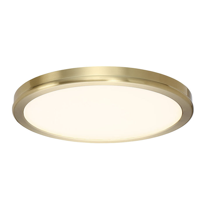 W.A.C. Lighting FM-4610-27-BR LED Flush Mount, Brushed Brass