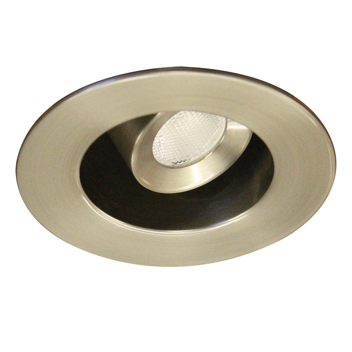 W.A.C. Lighting HR-LED232R-30-BN LEDme Miniature Recessed Task Light, Brushed Nickel