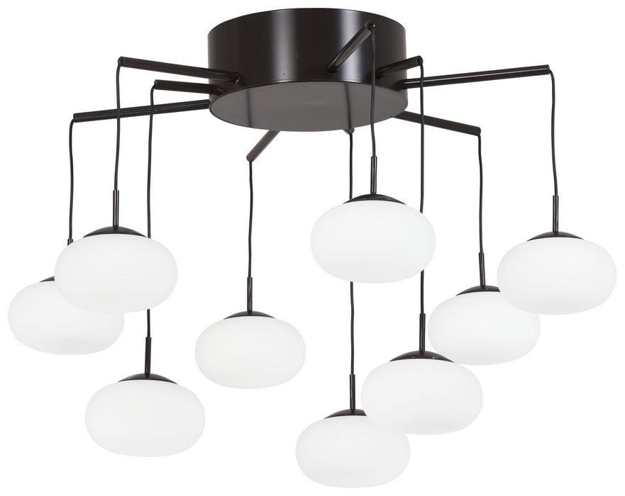 George Kovacs P8236-671-L LED Chandelier, Bronze W/Gold Dust
