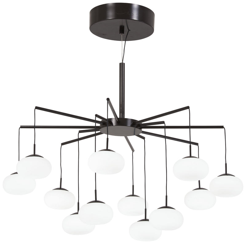 George Kovacs P8238-671-L LED Chandelier(Convertible To Semi Flush), Bronze W/Gold Dust