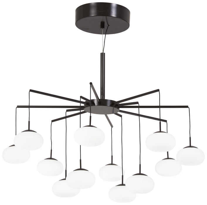George Kovacs P8238-671-L LED Chandelier(Convertible To Semi Flush), Bronze W/Gold Dust