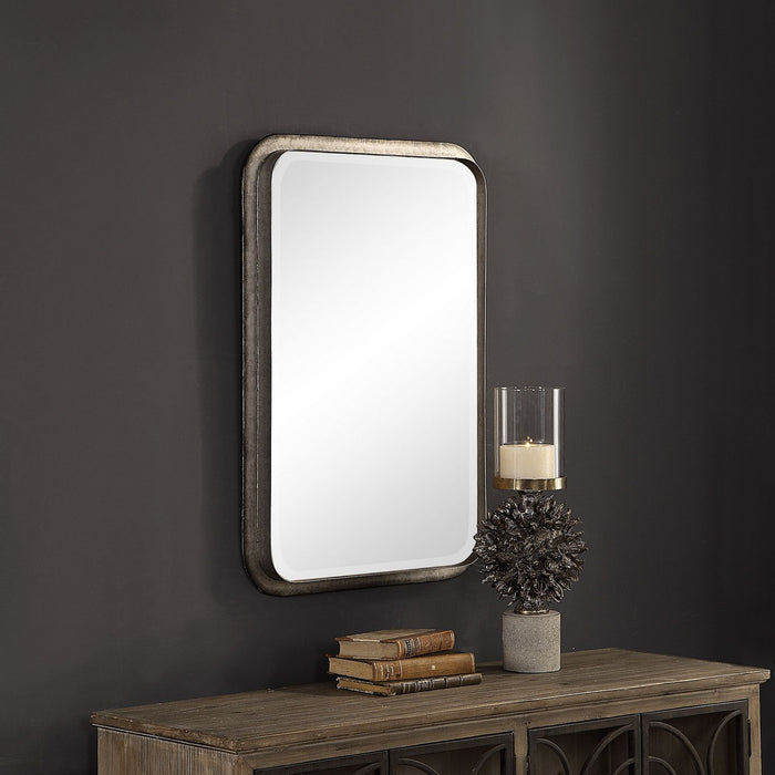Uttermost 09404 Mirror, Galvanized Iron