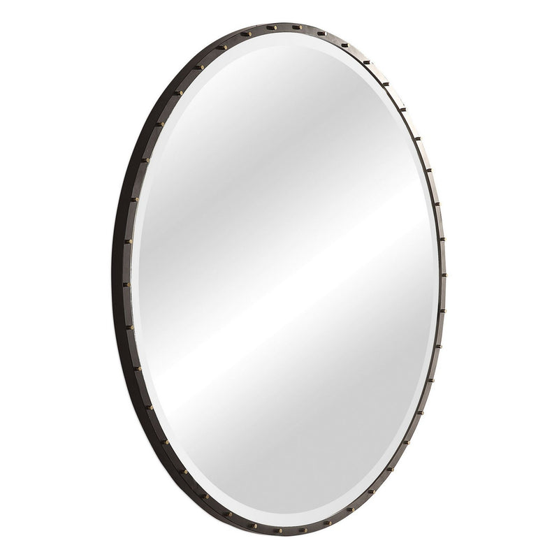 Uttermost 09456 Mirror, Rustic Black