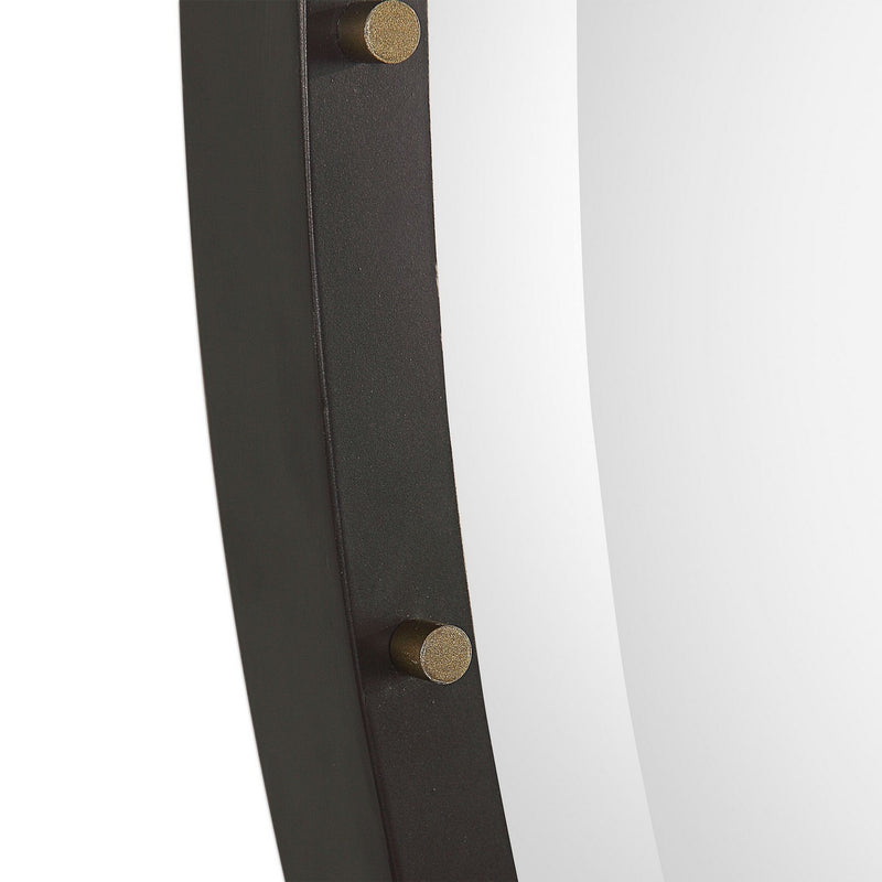 Uttermost 09456 Mirror, Rustic Black