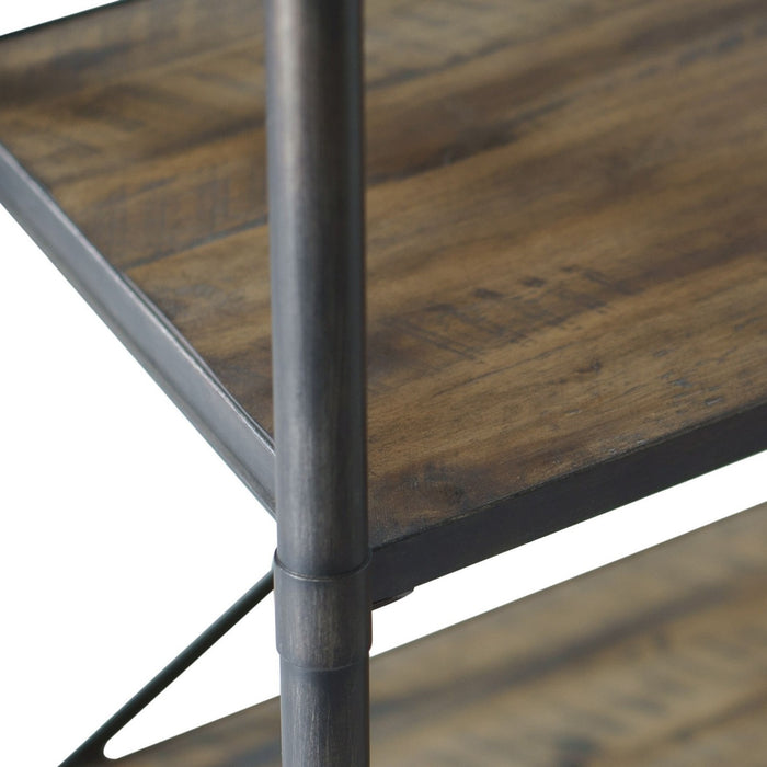 Uttermost 25321 Etagere, Brushed Steel