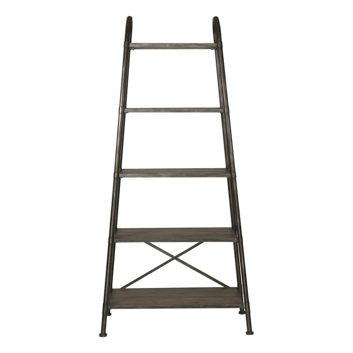 Uttermost 25321 Etagere, Brushed Steel