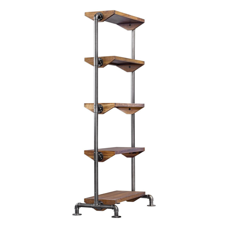 Uttermost 25414 Etagere, Aged Gunmetal
