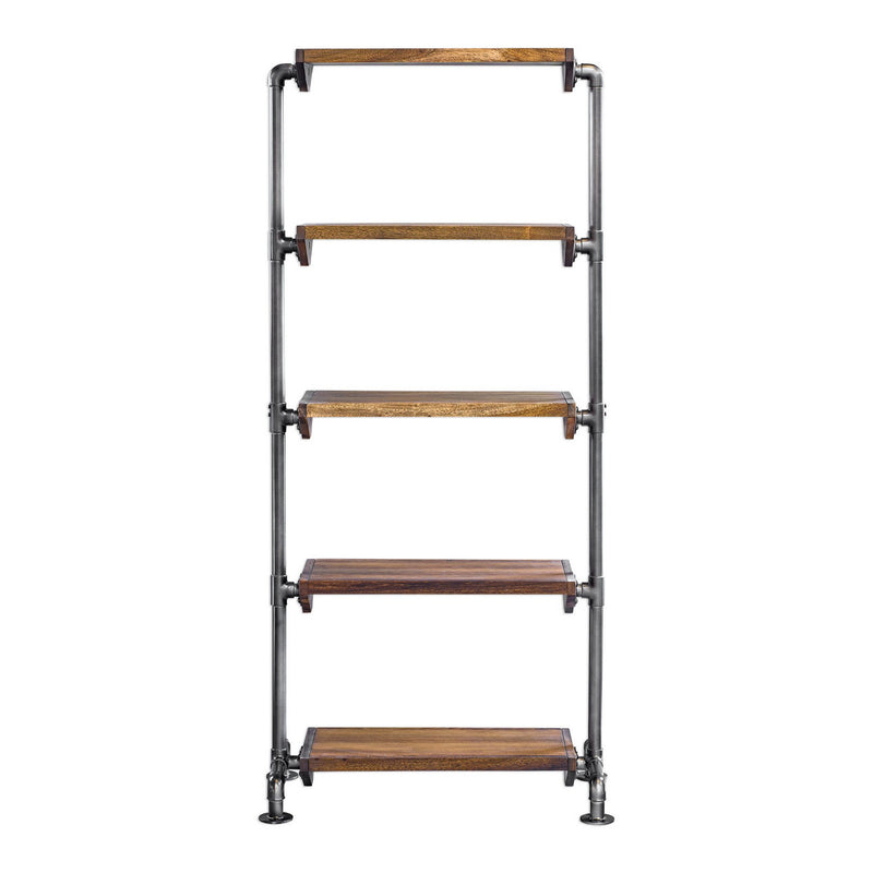 Uttermost 25414 Etagere, Aged Gunmetal