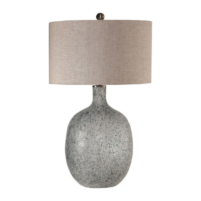 Uttermost 27879-1 One Light Table Lamp, Brushed Nickel