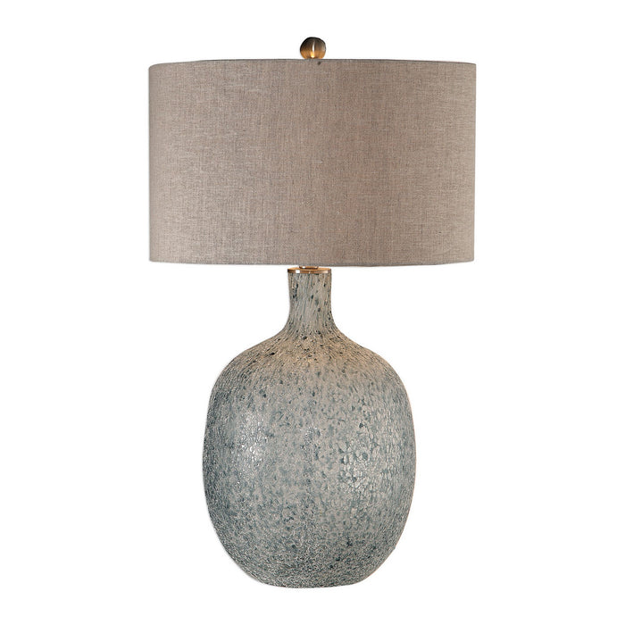 Uttermost 27879-1 One Light Table Lamp, Brushed Nickel