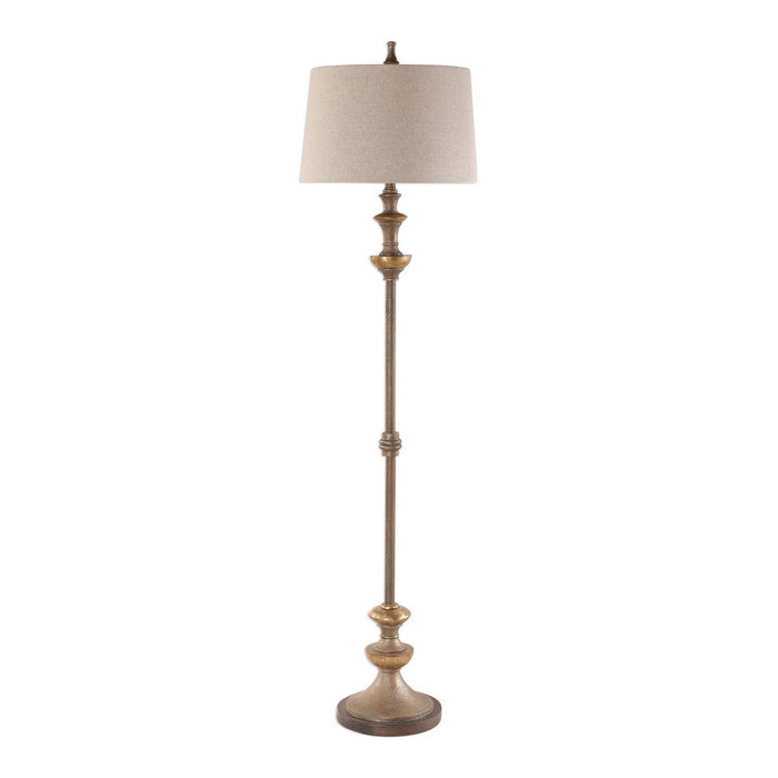 Uttermost 28180-1 One Light Floor Lamp, Dark Bronze