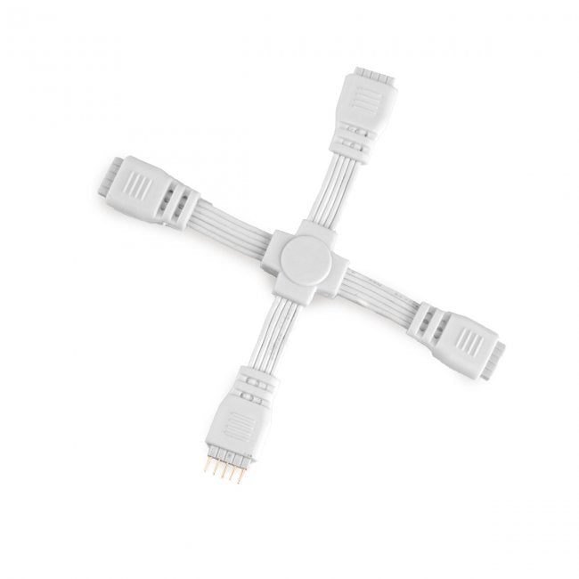 W.A.C. Lighting LED-TC-X-WT Connector, White