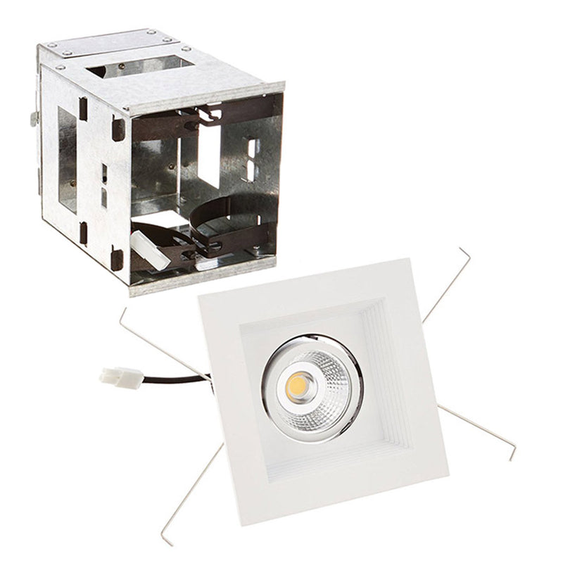 W.A.C. Lighting MT-3LD111R-F940-WT LED Single Light Remodel Housing with Trim and Light Engine, White