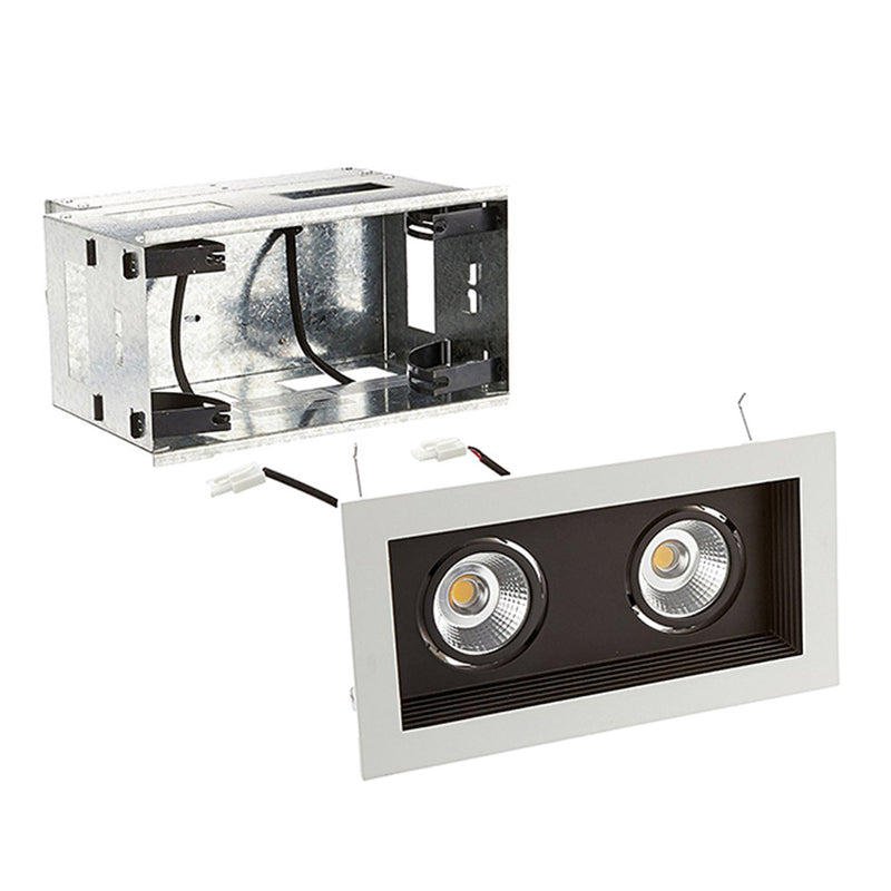 W.A.C. Lighting MT-3LD211R-W940-BK LED Two Light Remodel Housing with Trim and Light Engine, Black