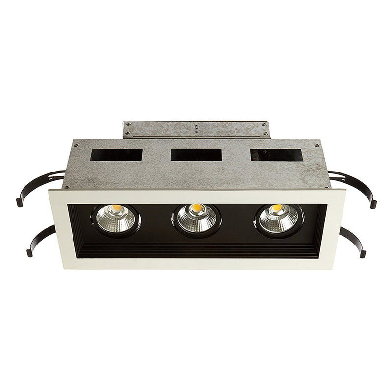 W.A.C. Lighting MT-3LD311R-W930-BK LED Three Light Remodel Housing with Trim and Light Engine, Black