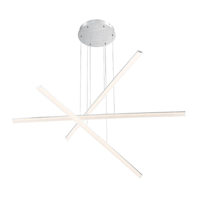 W.A.C. Lighting PD-29803-AL LED Chandelier, Brushed Aluminum