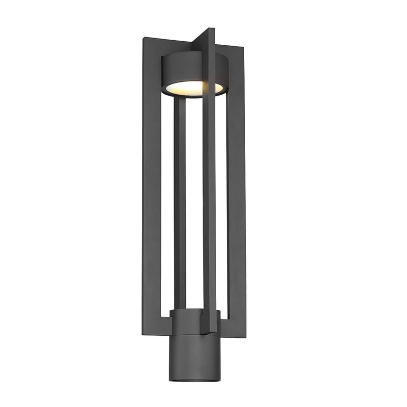 W.A.C. Lighting PM-W48620-BK LED Outdoor Post Light, Black