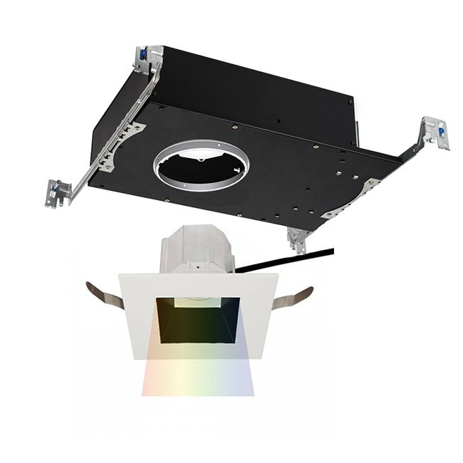 W.A.C. Lighting R3ASDT-F835-BKWT LED Trim, Black/White