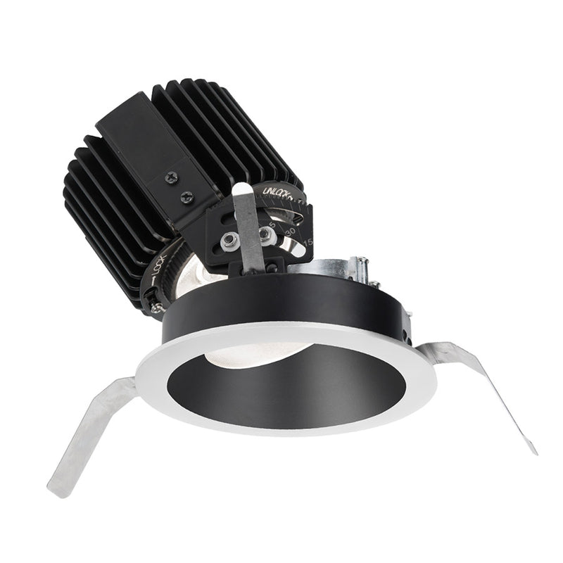 W.A.C. Lighting R4RAT-F827-BKWT LED Trim, Black/White