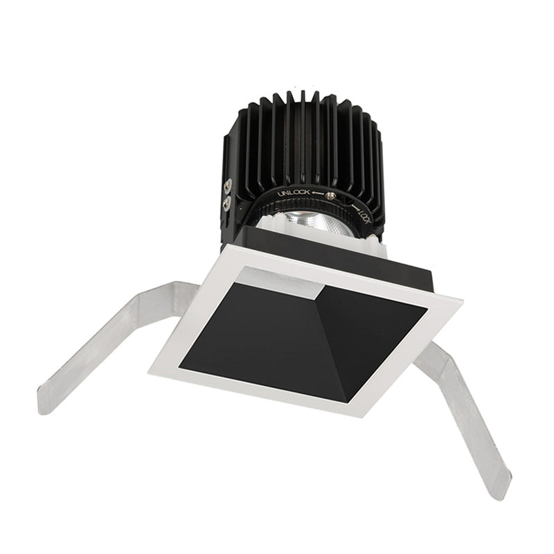W.A.C. Lighting R4SD2T-F830-BKWT LED Trim, Black/White