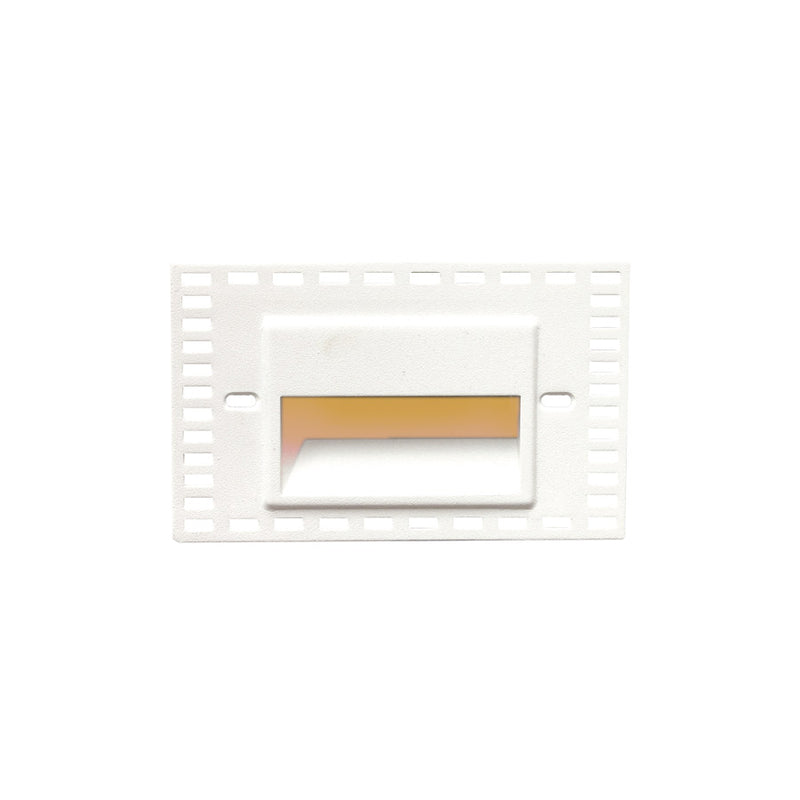 W.A.C. Lighting WL-LED100TR-AM-WT LED Step and Wall Light, White On Aluminum
