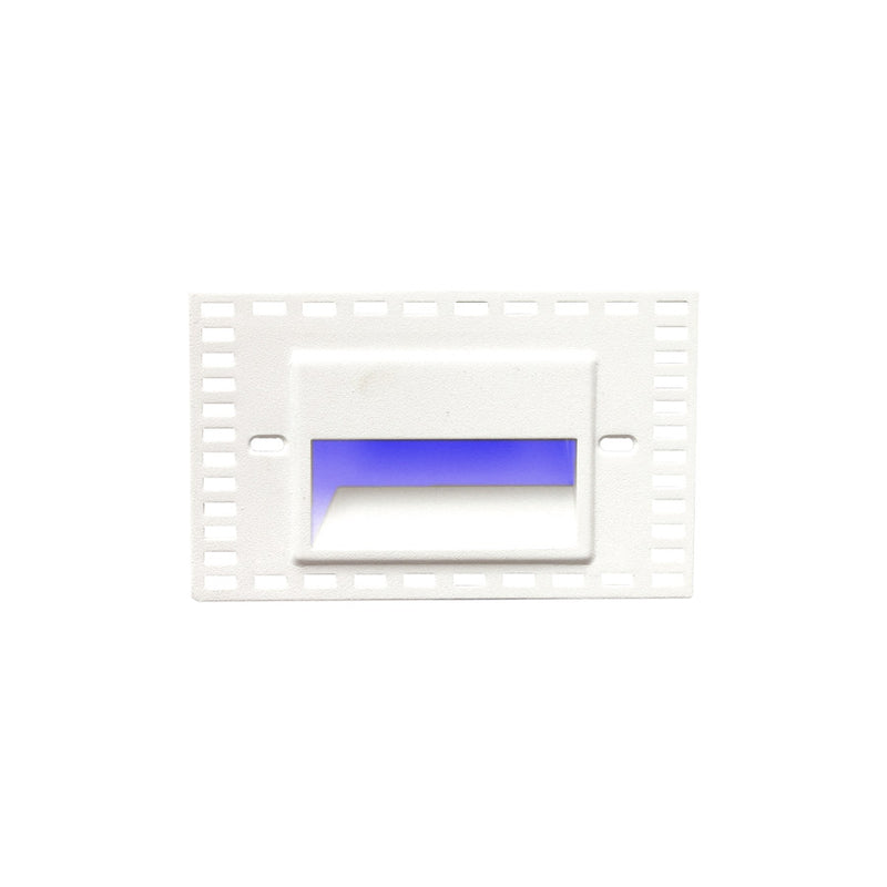 W.A.C. Lighting WL-LED100TR-BL-WT LED Step and Wall Light, White On Aluminum