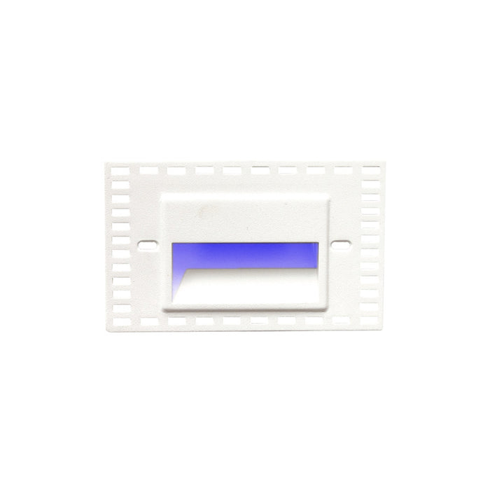 W.A.C. Lighting WL-LED100TR-BL-WT LED Step and Wall Light, White On Aluminum