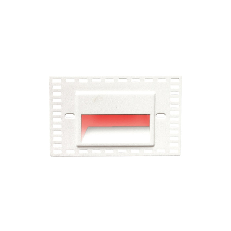 W.A.C. Lighting WL-LED100TR-RD-WT LED Step and Wall Light, White On Aluminum