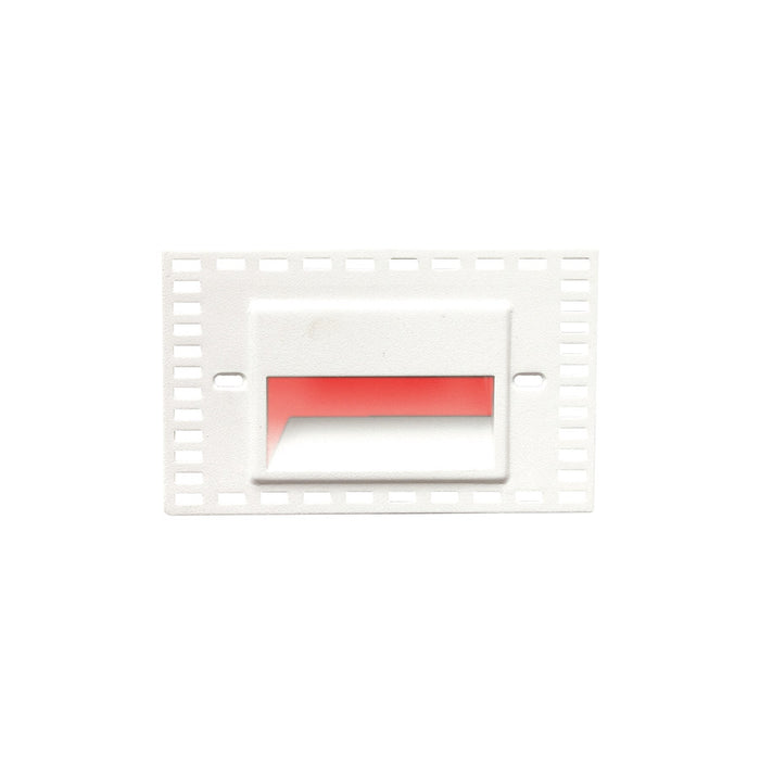 W.A.C. Lighting WL-LED100TR-RD-WT LED Step and Wall Light, White On Aluminum