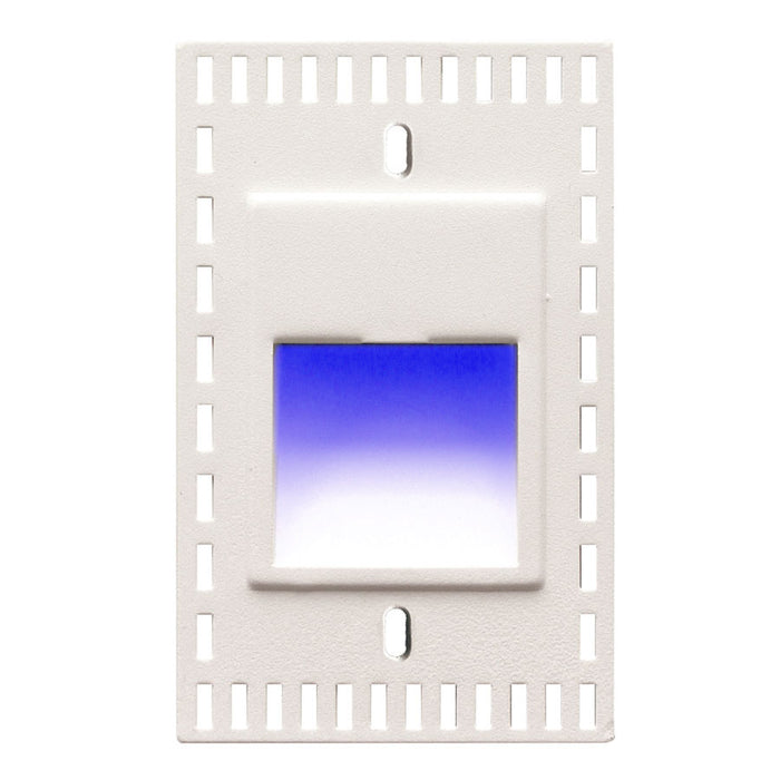 W.A.C. Lighting WL-LED200TR-BL-WT LED Step and Wall Light, White On Aluminum