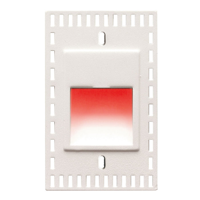 W.A.C. Lighting WL-LED200TR-RD-WT LED Step and Wall Light, White On Aluminum