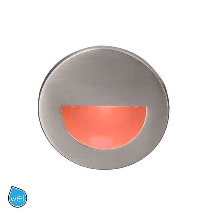 W.A.C. Lighting WL-LED300-RD-BN LED Step and Wall Light, Brushed Nickel