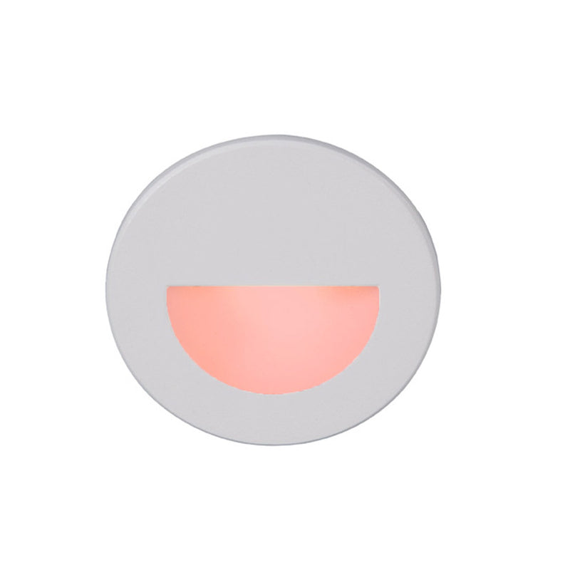 W.A.C. Lighting WL-LED300-RD-WT LED Step and Wall Light, White On Aluminum