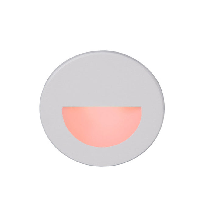 W.A.C. Lighting WL-LED300-RD-WT LED Step and Wall Light, White On Aluminum