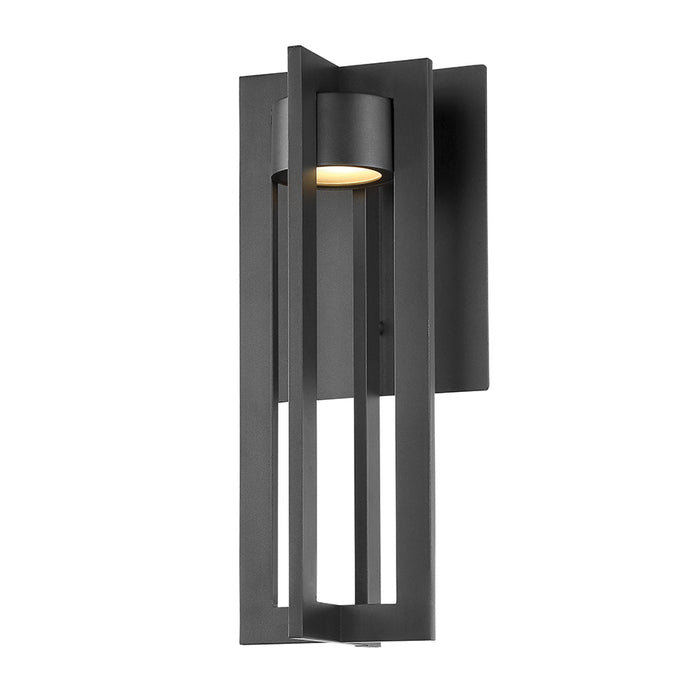 W.A.C. Lighting WS-W48616-BK LED Wall Light, Black